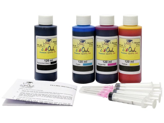  120ml Bulk Kit for use in CANON printers - pigment-based black ink